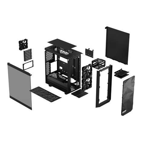 Fractal Design | Meshify 2 Compact Lite | Side window | Black TG Light tint | Mid-Tower | Power supply included No | ATX - 4